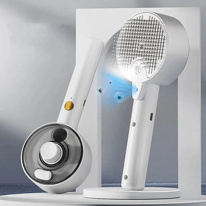 Self-Cleaning Pet Hair Remover Brush